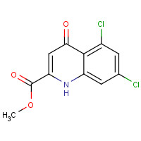 20843-48-5 methyl 5,7-dichloro-4-oxo-1H-quinoline-2-carboxylate chemical structure