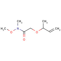 1384461-82-8 2-but-3-en-2-yloxy-N-methoxy-N-methylacetamide chemical structure