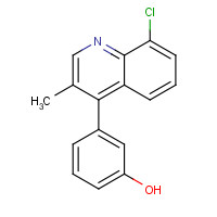 854774-17-7 3-(8-chloro-3-methylquinolin-4-yl)phenol chemical structure