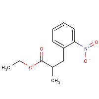 1185180-57-7 ethyl 2-methyl-3-(2-nitrophenyl)propanoate chemical structure
