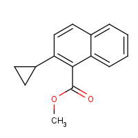 1539309-46-0 methyl 2-cyclopropylnaphthalene-1-carboxylate chemical structure