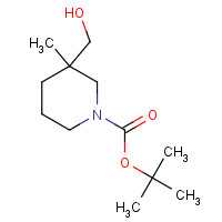 406212-48-4 tert-butyl 3-(hydroxymethyl)-3-methylpiperidine-1-carboxylate chemical structure