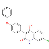 142326-60-1 7-chloro-4-hydroxy-3-(4-phenoxyphenyl)-1H-quinolin-2-one chemical structure