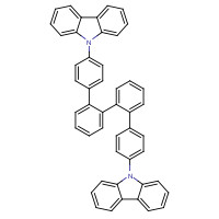 858131-70-1 9-[4-[2-[2-(4-carbazol-9-ylphenyl)phenyl]phenyl]phenyl]carbazole chemical structure