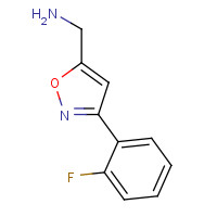 543713-33-3 [3-(2-fluorophenyl)-1,2-oxazol-5-yl]methanamine chemical structure