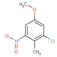 102735-89-7 1-chloro-5-methoxy-2-methyl-3-nitrobenzene chemical structure