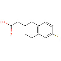 885269-53-4 2-(6-fluoro-1,2,3,4-tetrahydronaphthalen-2-yl)acetic acid chemical structure