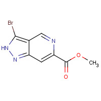 1206979-28-3 methyl 3-bromo-2H-pyrazolo[4,3-c]pyridine-6-carboxylate chemical structure