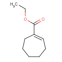 20343-21-9 ethyl cycloheptene-1-carboxylate chemical structure