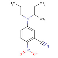 821776-86-7 5-[butan-2-yl(propyl)amino]-2-nitrobenzonitrile chemical structure
