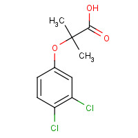 103905-85-7 2-(3,4-dichlorophenoxy)-2-methylpropanoic acid chemical structure
