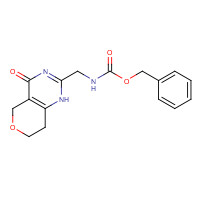 1418131-84-6 benzyl N-[(4-oxo-1,5,7,8-tetrahydropyrano[4,3-d]pyrimidin-2-yl)methyl]carbamate chemical structure