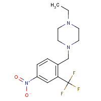 859027-20-6 1-ethyl-4-[[4-nitro-2-(trifluoromethyl)phenyl]methyl]piperazine chemical structure