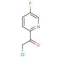 1104606-44-1 2-chloro-1-(5-fluoropyridin-2-yl)ethanone chemical structure
