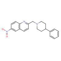 832101-96-9 6-nitro-2-[(4-phenylpiperidin-1-yl)methyl]quinoline chemical structure
