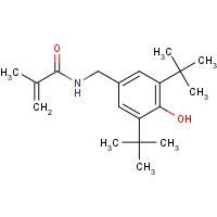 13560-54-8 N-[(3,5-ditert-butyl-4-hydroxyphenyl)methyl]-2-methylprop-2-enamide chemical structure