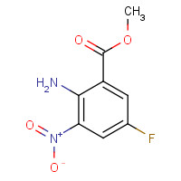328547-11-1 methyl 2-amino-5-fluoro-3-nitrobenzoate chemical structure