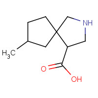 251461-75-3 8-methyl-2-azaspiro[4.4]nonane-4-carboxylic acid chemical structure