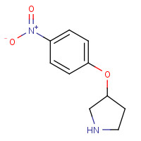 1187930-72-8 3-(4-nitrophenoxy)pyrrolidine chemical structure