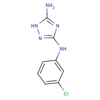 37627-92-2 3-N-(3-chlorophenyl)-1H-1,2,4-triazole-3,5-diamine chemical structure