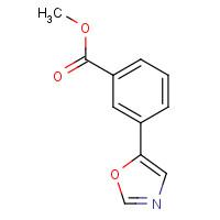 850375-14-3 methyl 3-(1,3-oxazol-5-yl)benzoate chemical structure
