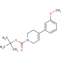 194669-45-9 tert-butyl 4-(3-methoxyphenyl)-3,6-dihydro-2H-pyridine-1-carboxylate chemical structure
