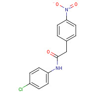 286440-05-9 N-(4-chlorophenyl)-2-(4-nitrophenyl)acetamide chemical structure