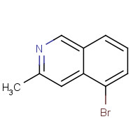 16552-67-3 5-bromo-3-methylisoquinoline chemical structure