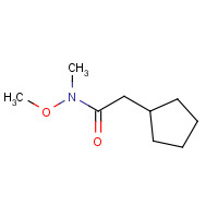 134560-38-6 2-cyclopentyl-N-methoxy-N-methylacetamide chemical structure