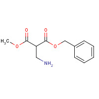185564-12-9 3-O-benzyl 1-O-methyl 2-(aminomethyl)propanedioate chemical structure