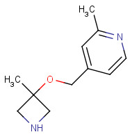 1400765-11-8 2-methyl-4-[(3-methylazetidin-3-yl)oxymethyl]pyridine chemical structure