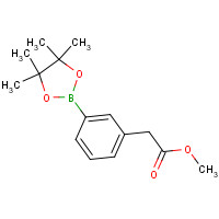 478375-42-7 methyl 2-[3-(4,4,5,5-tetramethyl-1,3,2-dioxaborolan-2-yl)phenyl]acetate chemical structure