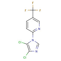 650592-08-8 2-(4,5-dichloroimidazol-1-yl)-5-(trifluoromethyl)pyridine chemical structure