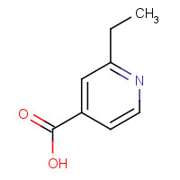 3376-96-3 2-ethylpyridine-4-carboxylic acid chemical structure