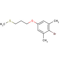 1000414-12-9 2-bromo-1,3-dimethyl-5-(3-methylsulfanylpropoxy)benzene chemical structure