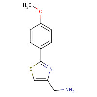 857997-91-2 [2-(4-methoxyphenyl)-1,3-thiazol-4-yl]methanamine chemical structure