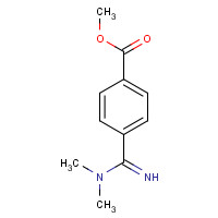 764659-41-8 methyl 4-(N,N-dimethylcarbamimidoyl)benzoate chemical structure