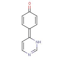 23380-78-1 4-(1H-pyrimidin-6-ylidene)cyclohexa-2,5-dien-1-one chemical structure
