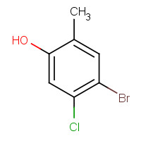 1092460-50-8 4-bromo-5-chloro-2-methylphenol chemical structure