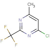 1582-25-8 4-chloro-6-methyl-2-(trifluoromethyl)pyrimidine chemical structure