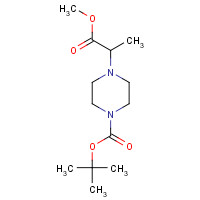 900535-41-3 tert-butyl 4-(1-methoxy-1-oxopropan-2-yl)piperazine-1-carboxylate chemical structure