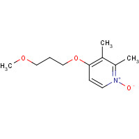 117977-18-1 4-(3-methoxypropoxy)-2,3-dimethyl-1-oxidopyridin-1-ium chemical structure