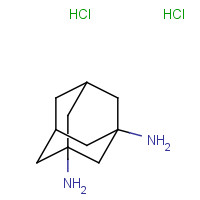 26562-81-2 adamantane-1,3-diamine;dihydrochloride chemical structure