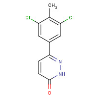 62865-36-5 3-(3,5-dichloro-4-methylphenyl)-1H-pyridazin-6-one chemical structure