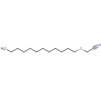 51956-42-4 2-dodecylsulfanylacetonitrile chemical structure