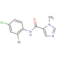 922706-78-3 N-(2-bromo-4-chlorophenyl)-3-methylimidazole-4-carboxamide chemical structure