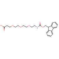 867062-95-1 3-[2-[2-[2-(9H-fluoren-9-ylmethoxycarbonylamino)ethoxy]ethoxy]ethoxy]propanoic acid chemical structure