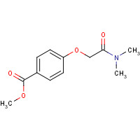 1208752-16-2 methyl 4-[2-(dimethylamino)-2-oxoethoxy]benzoate chemical structure