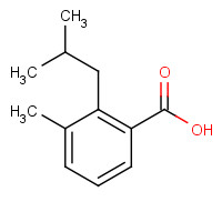 1092448-63-9 3-methyl-2-(2-methylpropyl)benzoic acid chemical structure