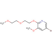 1315545-08-4 5-bromo-3-methoxy-2-[2-(2-methoxyethoxy)ethoxy]pyridine chemical structure